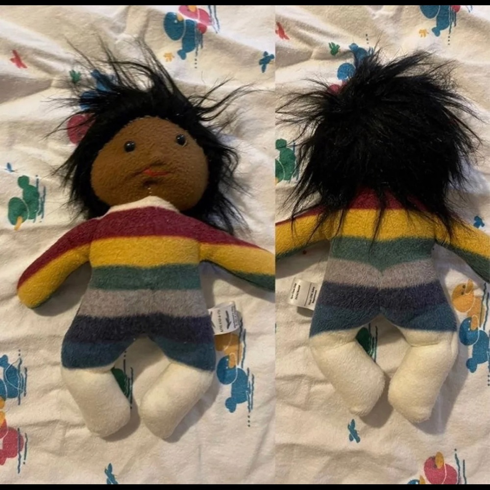 Kinland and Co 10” kleine rainbow baby doll BIPOC